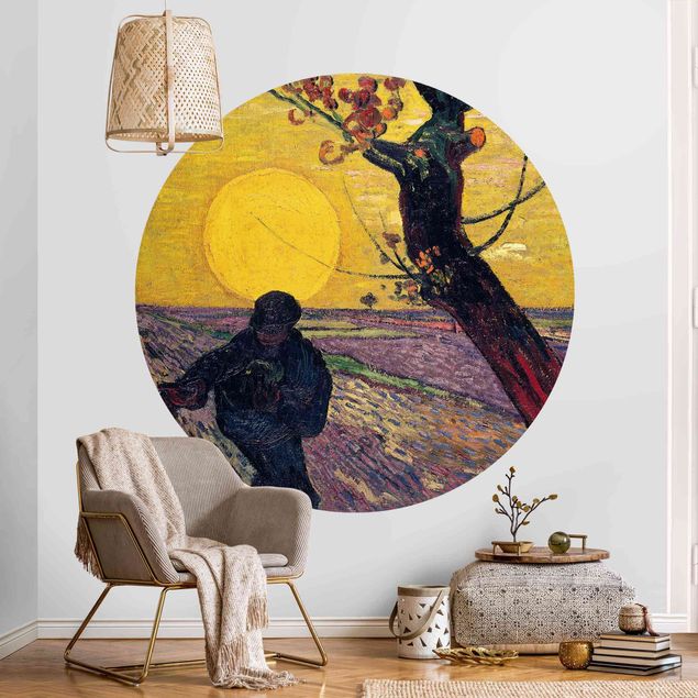 Runde Tapete selbstklebend - Vincent van Gogh - Sämann