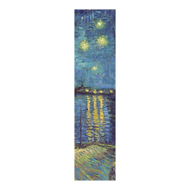 Schiebegardinen Set - Vincent van Gogh - Sternennacht über der Rhône - 6 Flächenvorhänge