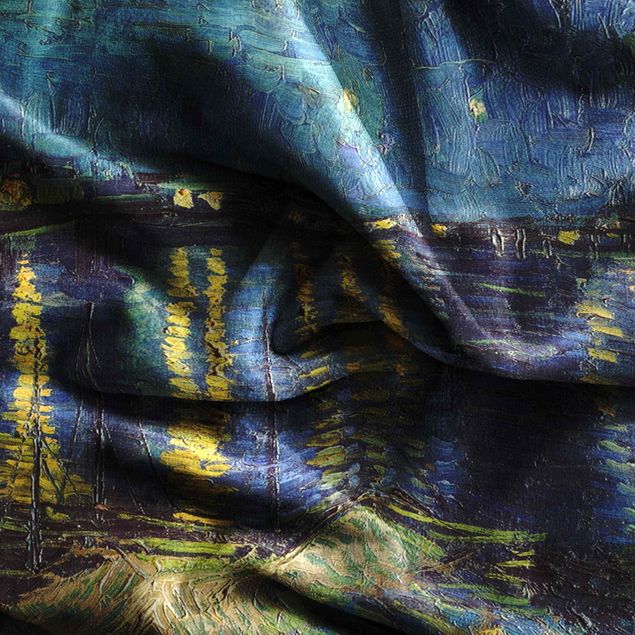 Vorhang Verdunkelung Vincent van Gogh - Sternennacht über der Rhône