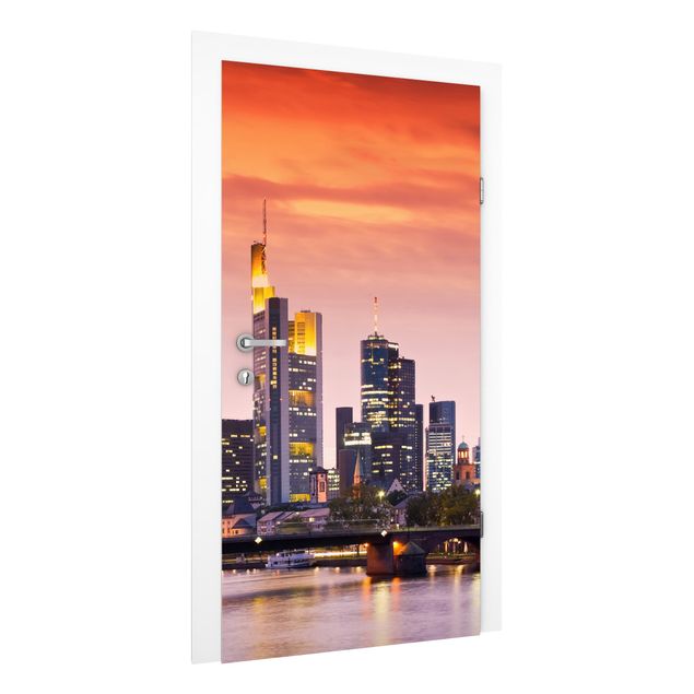 Türtapete - Frankfurt Skyline