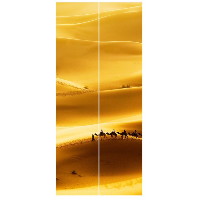 Türtapete - Golden Dunes