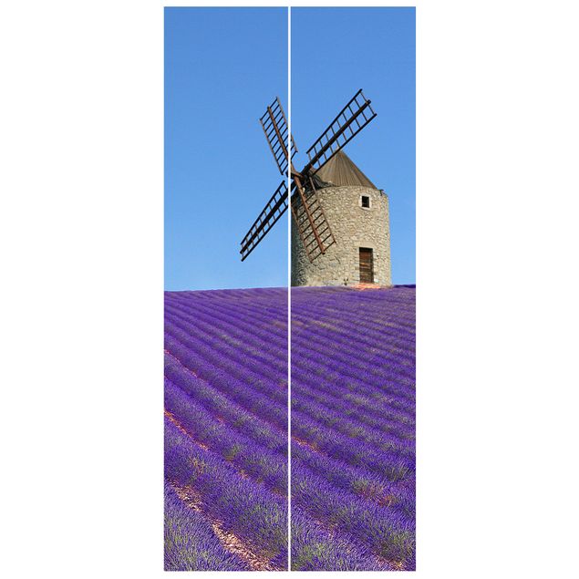 Türtapete - Lavendelduft in der Provence
