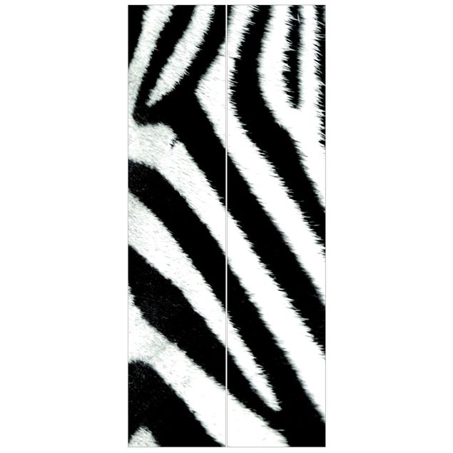 Türtapete - Zebra Crossing