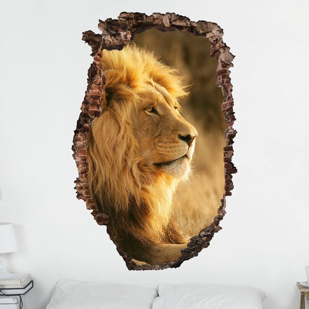 Wandtattoo Afrika Löwenkönig