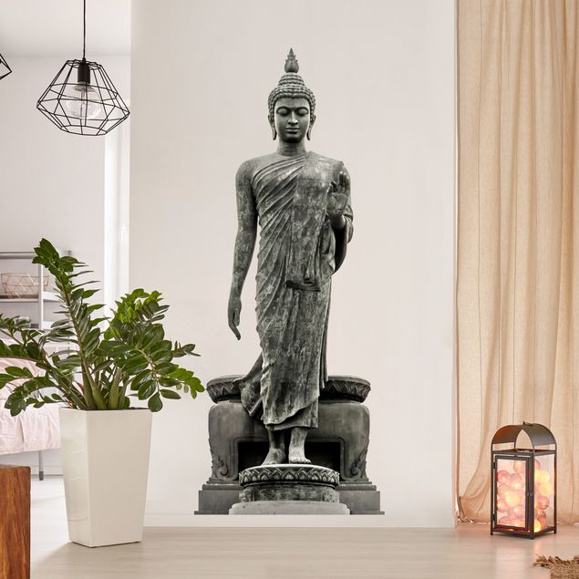 Buddha Wandtattoo Buddha Statue