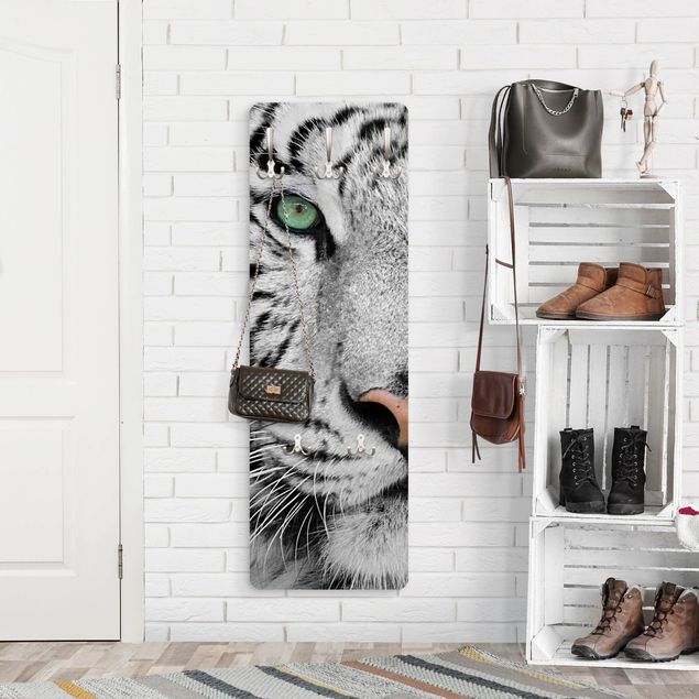 Garderobe - Weißer Tiger