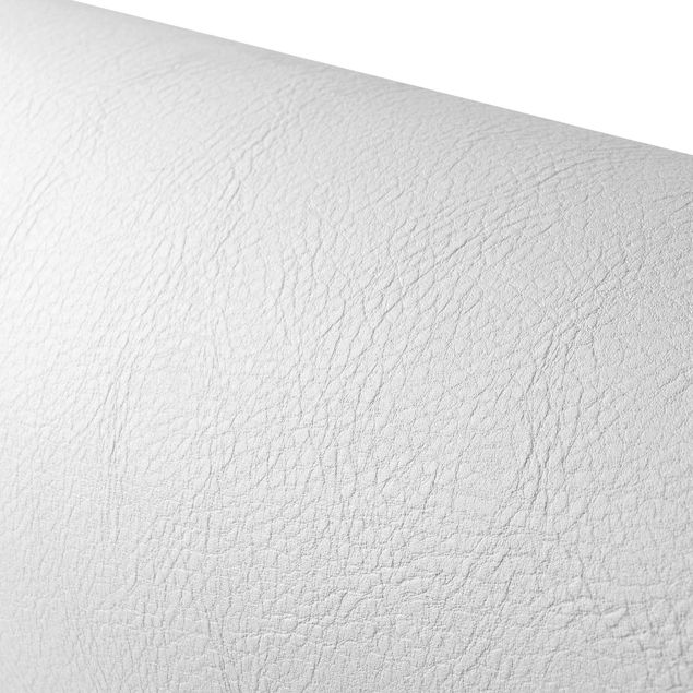 Möbelfolie 3D-Struktur - Weißes Leder
